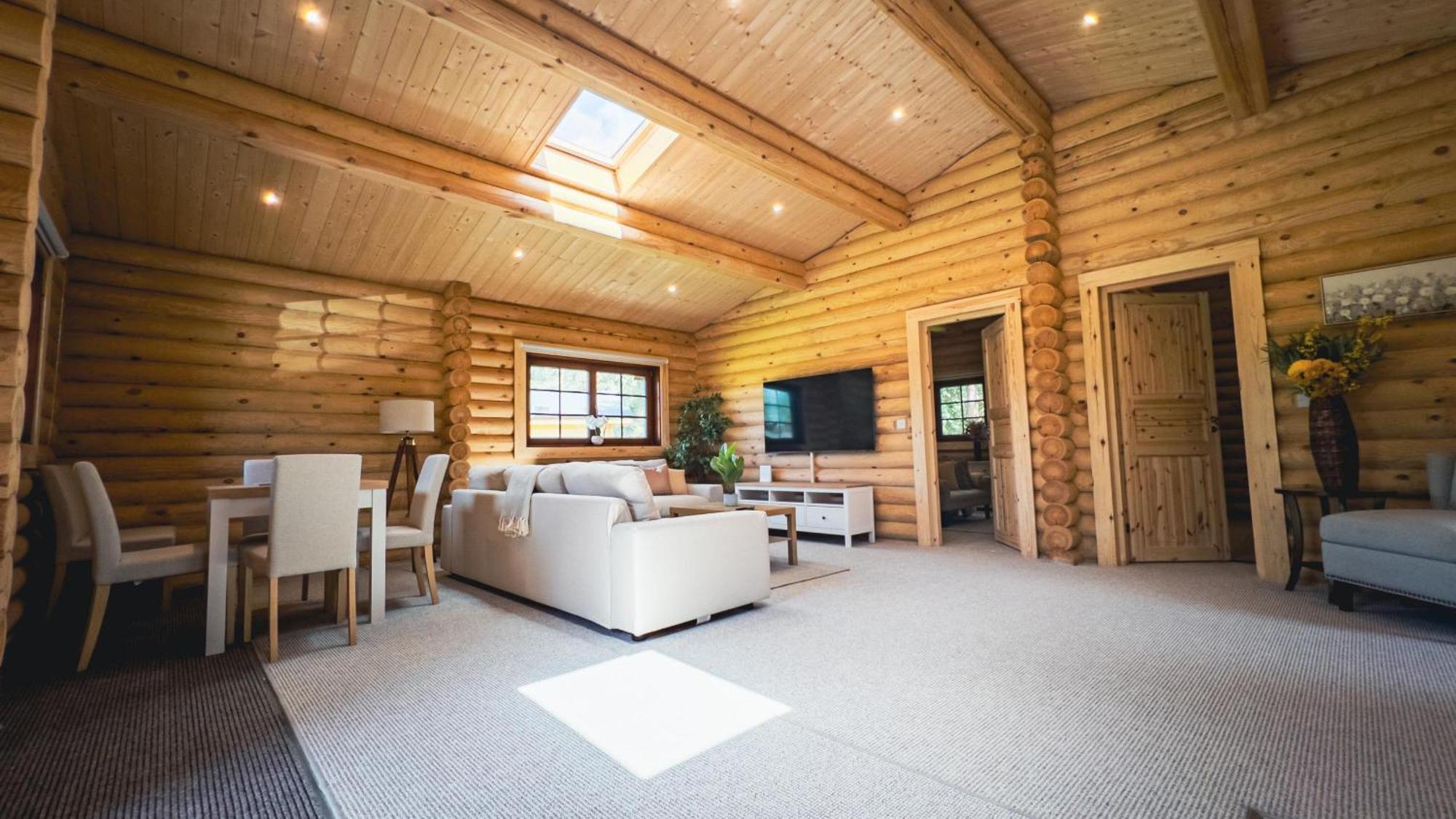 Aspen Lodge, Amazing New Log Cabin With Hot Tub - Sleeps 6 - Felmoor Park Morpeth Δωμάτιο φωτογραφία